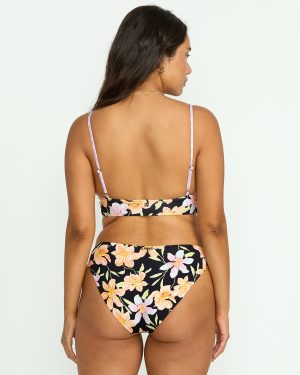 Twin Sol Reversible V Neck Cami Bikini Top – Multi