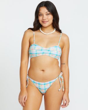 Check The Waves Eve Bralette Bikini Top – Multi