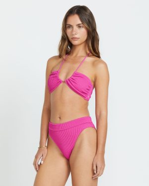 Summer High Maui Rider Bikini Bottom – Fiesta Pink