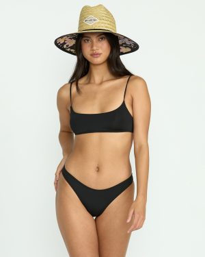 Sol Searcher Hike Bikini Bottom – Black Pebble