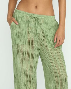 Tropic Beach Cover-Up Pants – Pistachio