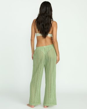Tropic Beach Cover-Up Pants – Pistachio