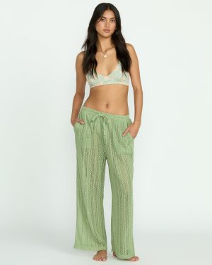 Tropic Beach Cover-Up Pants – Pistachio