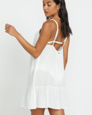 Beach Vibes Beach Coverup Dress – Salt Crystal