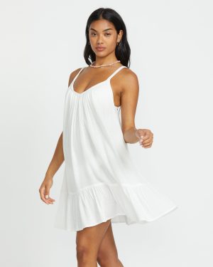 Beach Vibes Beach Coverup Dress – Salt Crystal