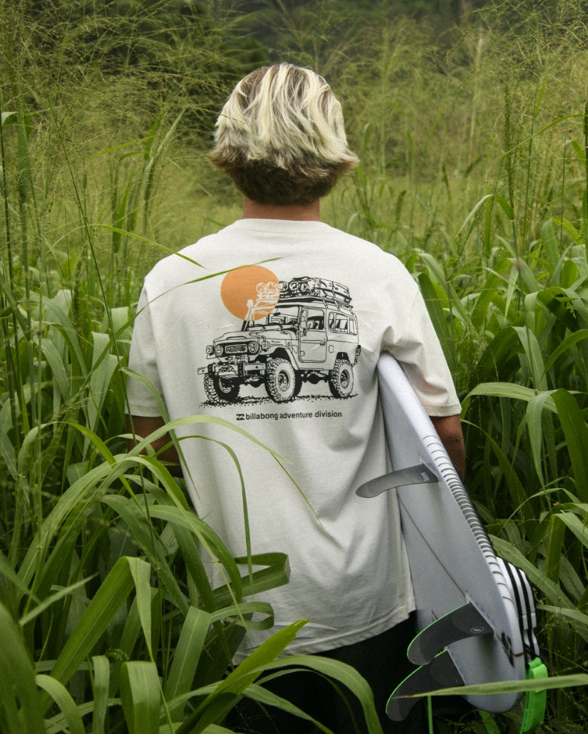 Making Tracks A/Div Tee - Off White