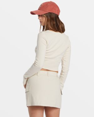 Hilary Cargo Skirt – Whitecap