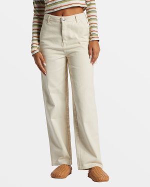 Collet Carpenter Denim Pant – White Cap