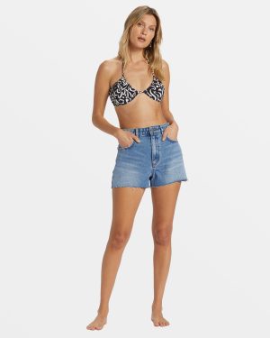 High Tides Denim Shorts – Medium Surf Spray