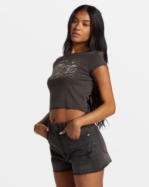 High Tides Denim Shorts – Fade To Black