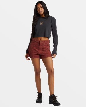 Free Fall Corduroy Shorts – Choc Chip