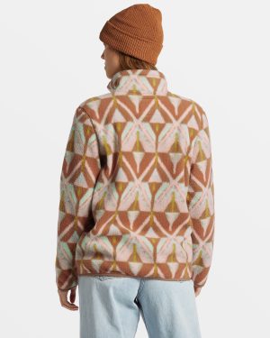 A/Div Boundary Mock 3 Half-Zip Pullover Sweatshirt – Sandalwood