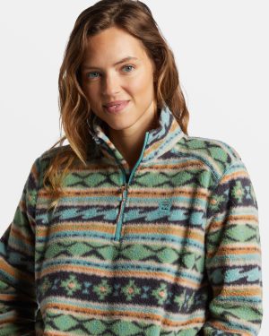 A/Div Boundary Mock 3 Half-Zip Pullover Sweatshirt – Salty Sage
