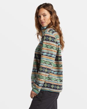A/Div Boundary Mock 3 Half-Zip Pullover Sweatshirt – Salty Sage