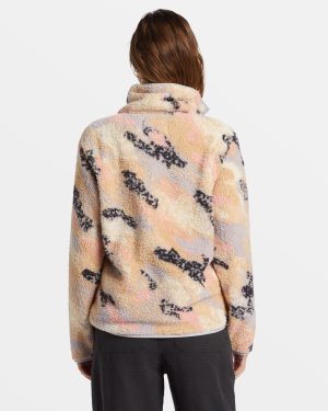 Switchback Mock Neck Fleece – Summer Rain