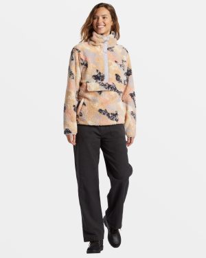 Switchback Mock Neck Fleece – Summer Rain