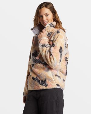Switchback Mock Neck Fleece – Summer Rain