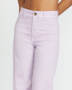 Free Fall High-Waist Pants – Amethyst Smoke