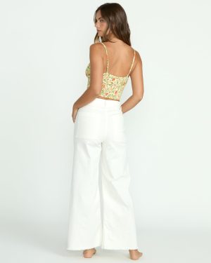 Free Fall High-Waist Pants – Salt Crystal 1