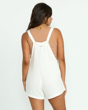 Beach Crush Romper – Salt Crystal