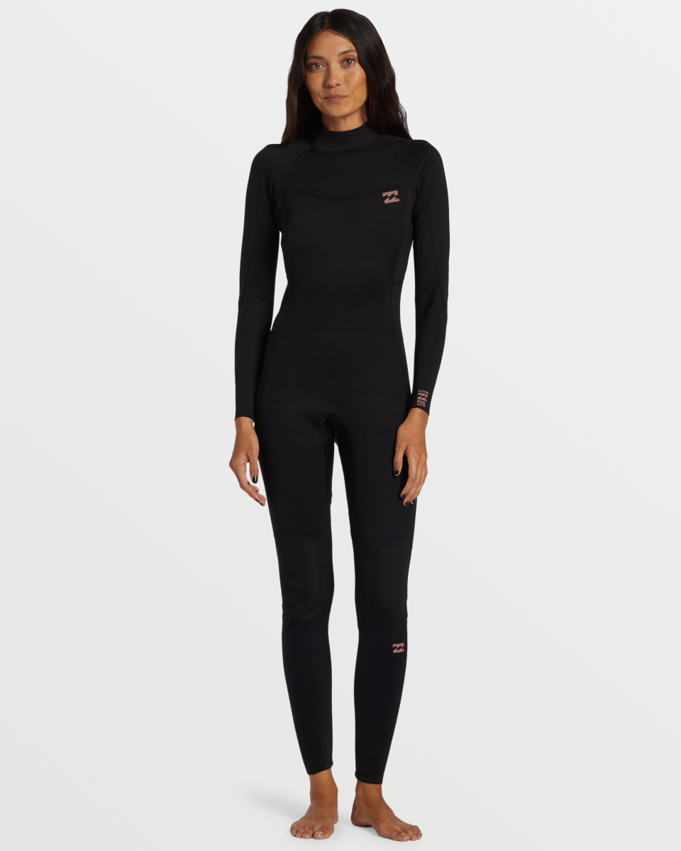 4/3mm Foil GBS Back Zip Wetsuit - Black