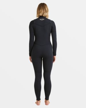4/3mm Salty Dayz Natural Upcycler GBS Chest Zip Wetsuit – Black