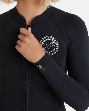Peeky Natural Flatlock Jacket – Black