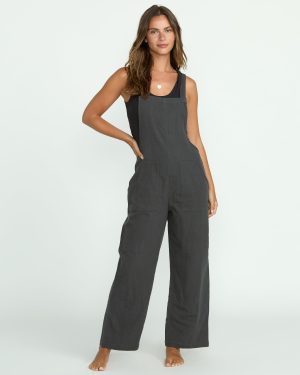 Pacific Time Jumpsuit – Black Sands