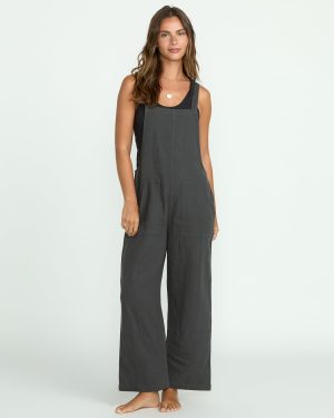 Pacific Time Jumpsuit – Black Sands