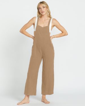 Pacific Time Jumpsuit – Khaki