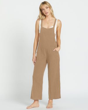 Pacific Time Jumpsuit – Khaki