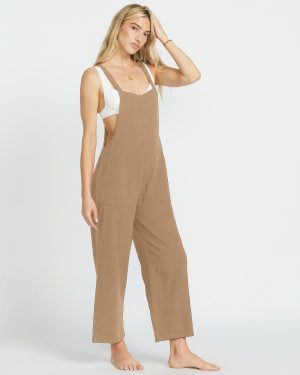 Pacific Time Jumpsuit – Khaki