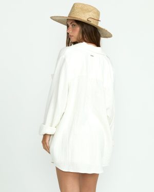 Sweet Swell Long Sleeve Shirt – Salt Crystal