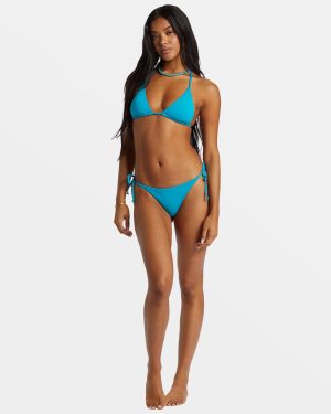 Sol Searcher Multi-Way Triangle Bikini Top – Blue Lagoon