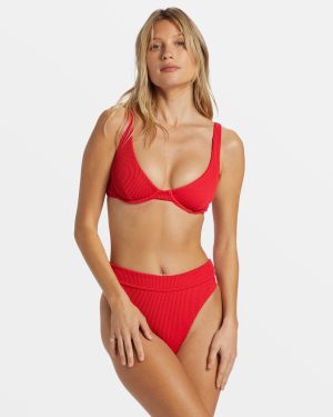 Summer High Ruby Underwire Bikini Top – Fiesta Red