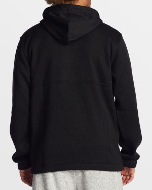 A/Div Boundary Hooded Half-Zip Pullover – Black Heather
