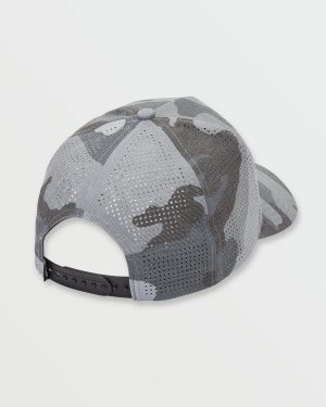 Crossfire Snapback Hat – Black Camo