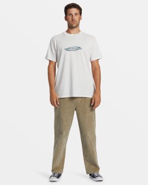 Larry Elastic Waist Corduroy Pants – Dune