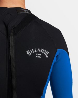 4/3mm Foil GBS Back Zip Wetsuit – Mid Blue