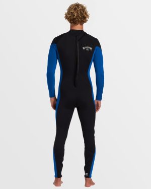 4/3mm Foil GBS Back Zip Wetsuit – Mid Blue