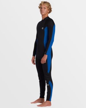 4/3mm Foil GBS Back Zip Wetsuit – Mid Blue