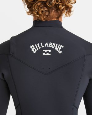 4/3mm Absolute Natural Upcycler GBS Chest Zip Wetsuit – Black