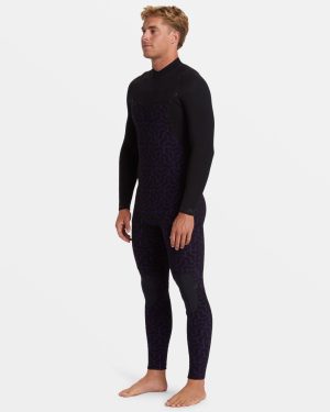 3/2mm Furnace Natural Upcycler GBS Chest Zip Wetsuit – Black