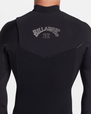 3/2mm Furnace Natural Upcycler GBS Chest Zip Wetsuit – Black