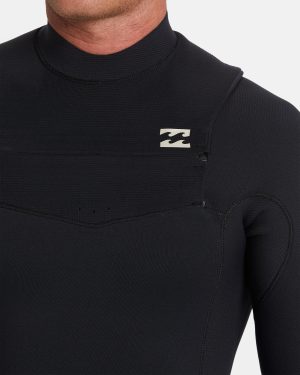 4/3mm Revolution Natural Upcycler GBS Chest Zip Wetsuit – Black