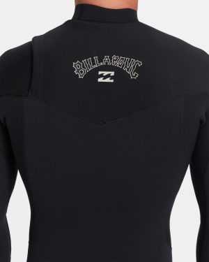 4/3mm Revolution Natural Upcycler GBS Chest Zip Wetsuit – Black