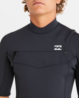 2/2mm Absolute Natural Upcycler GBS Chest Zip Wetsuit – Black