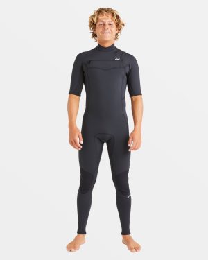 2/2mm Absolute Natural Upcycler GBS Chest Zip Wetsuit – Black