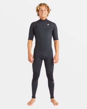 2/2mm Absolute Natural Upcycler GBS Chest Zip Wetsuit – Black