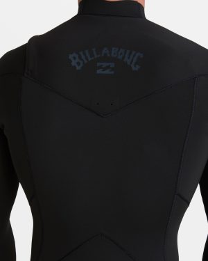 2/2mm Revolution Natural Upcycler GBS Chest Zip Long Sleeve Springsuit – Black